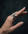 Lily Zamak Ring