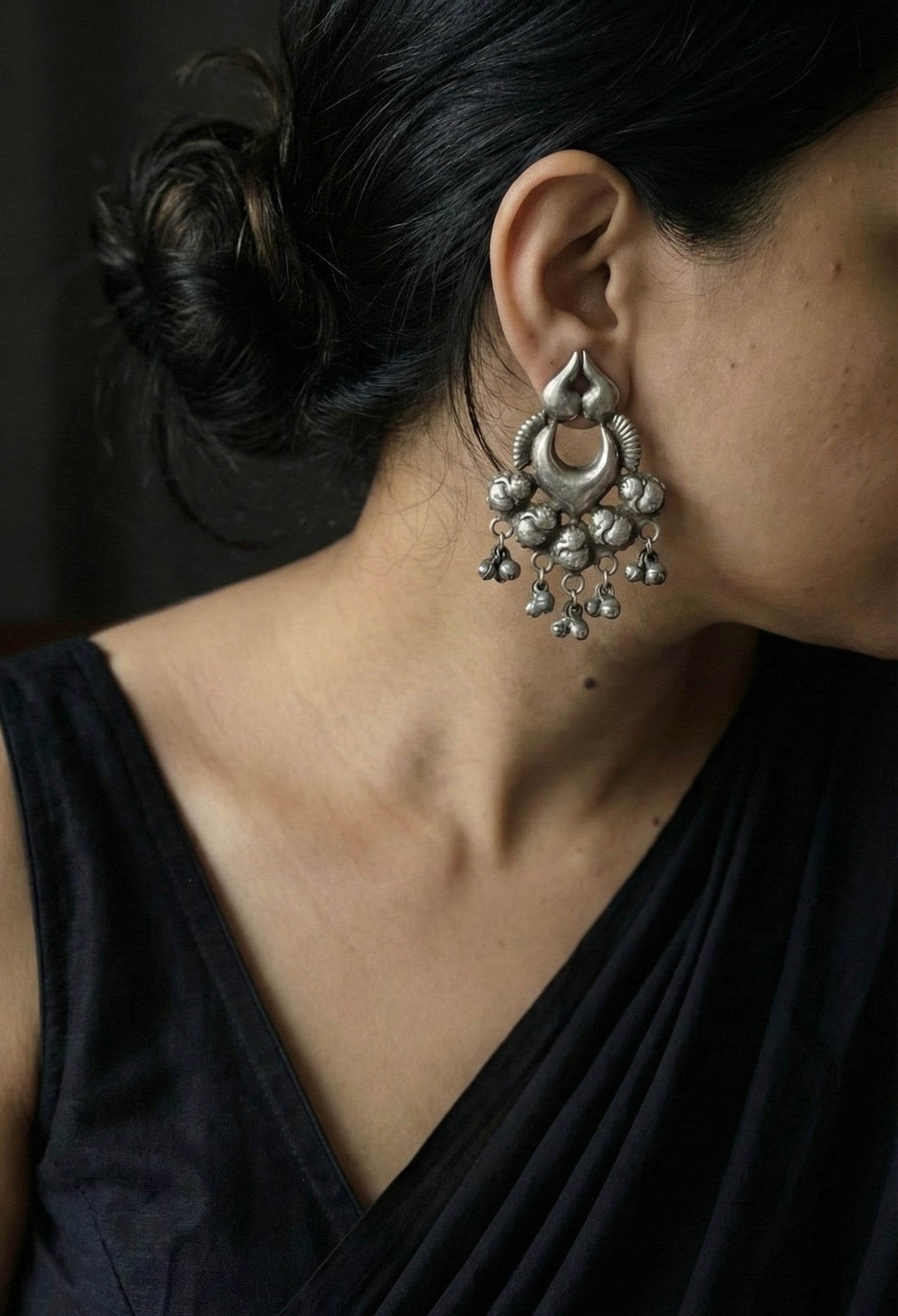 Aadya Oxidised Earrings