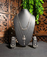 Leya Oxidised Necklace Set with Earrings