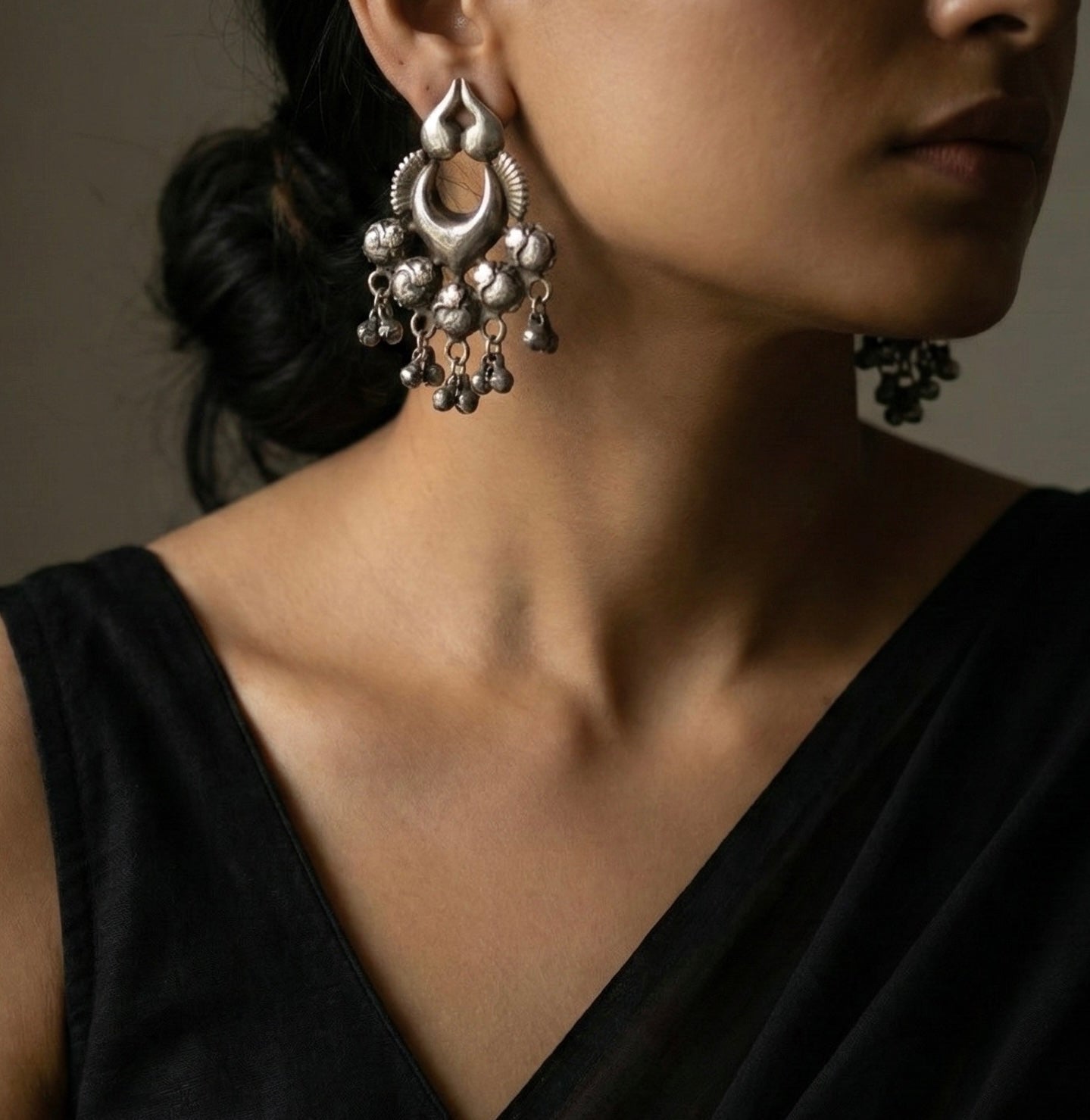 Aadya Oxidised Earrings