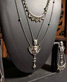 Leya Oxidised Necklace Set with Earrings