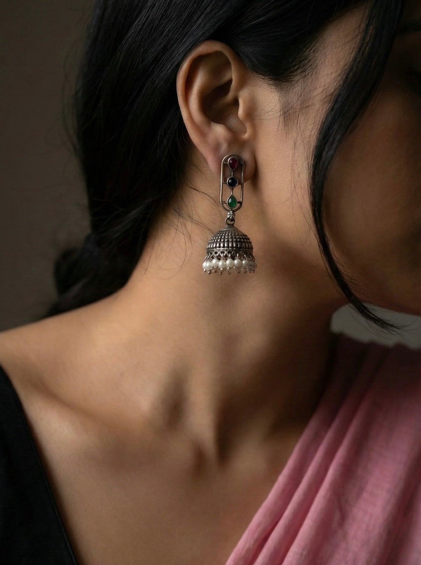 Naina Oxidised Earrings