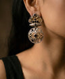 Diya Oxidised Earrings