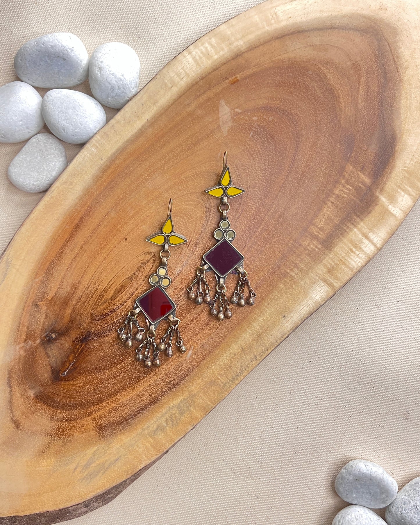 Baaghi Glass Earrings