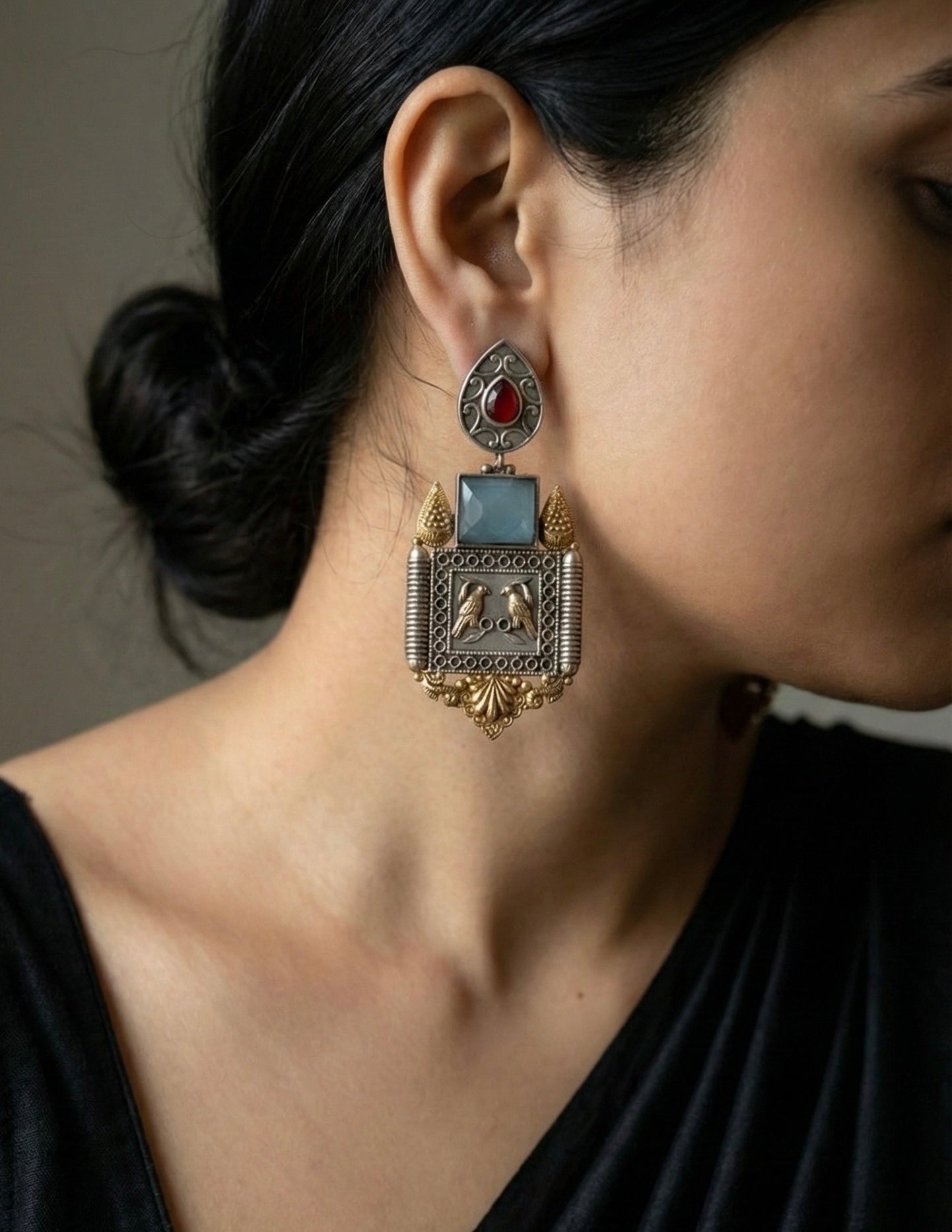Shobha Oxidised Earrings