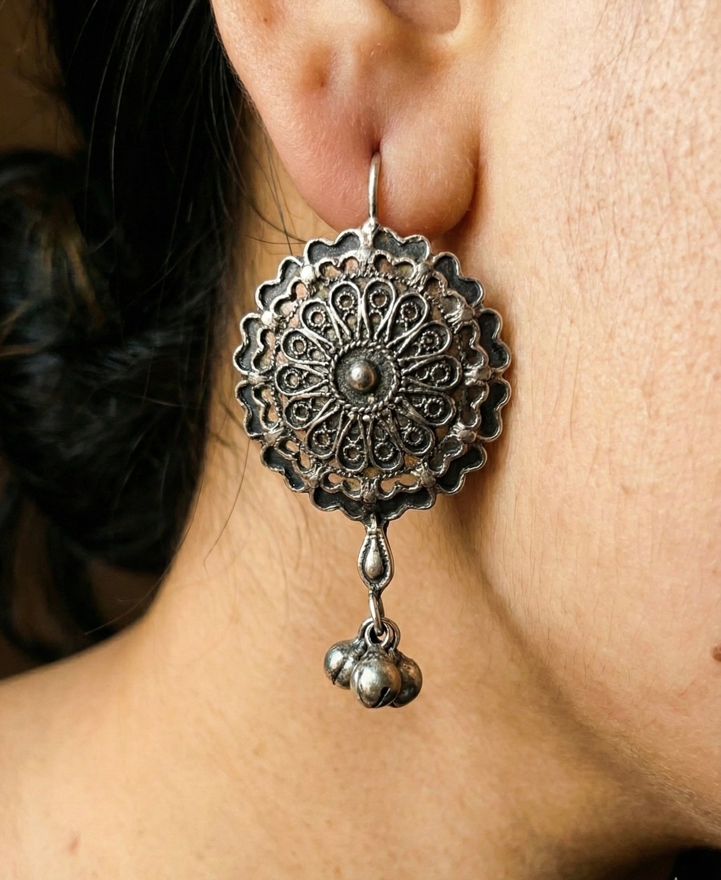 Ayira Oxidised Earrings