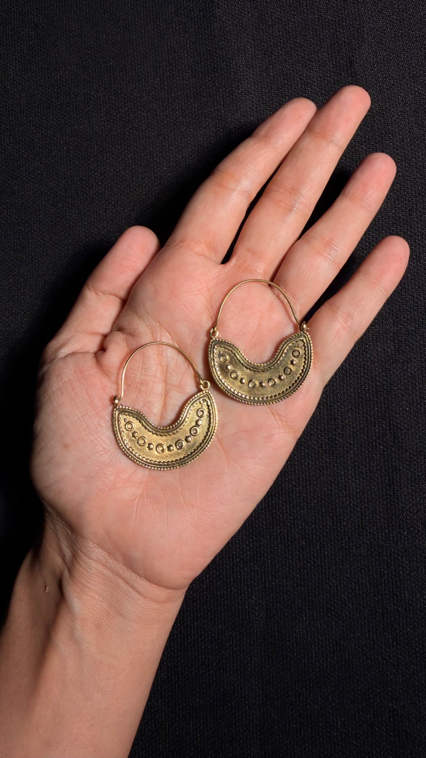 Uttara Brass Earrings