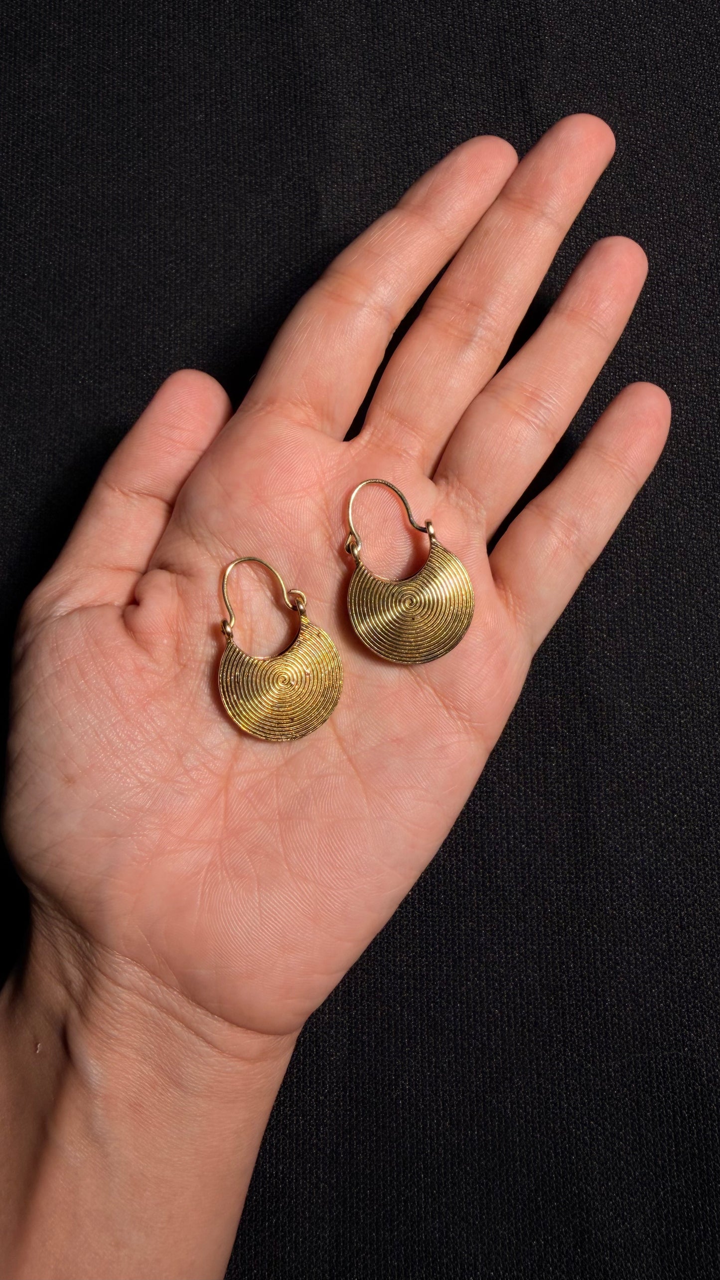 Tanya Brass Earrings