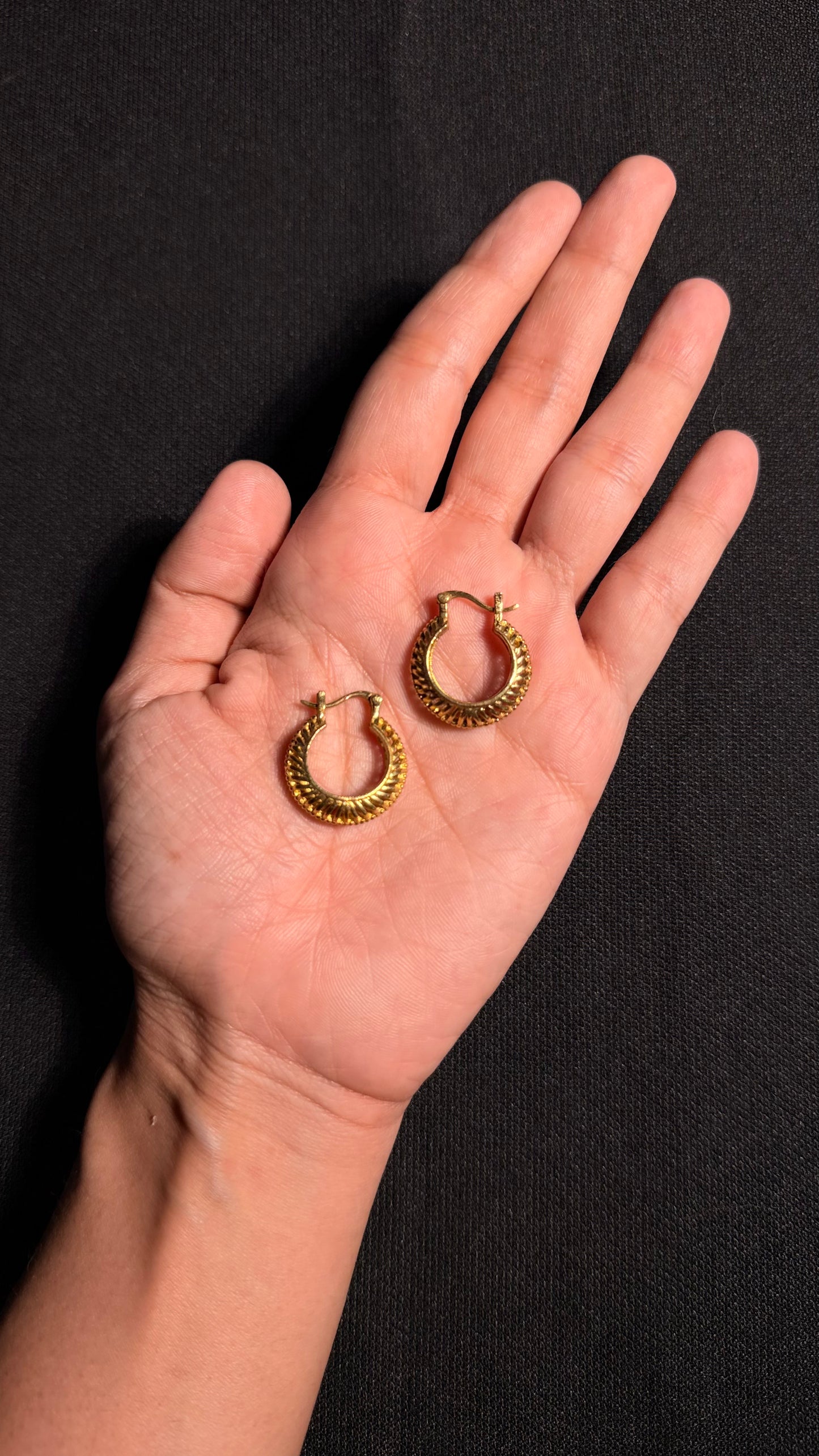Amy Brass Earrings