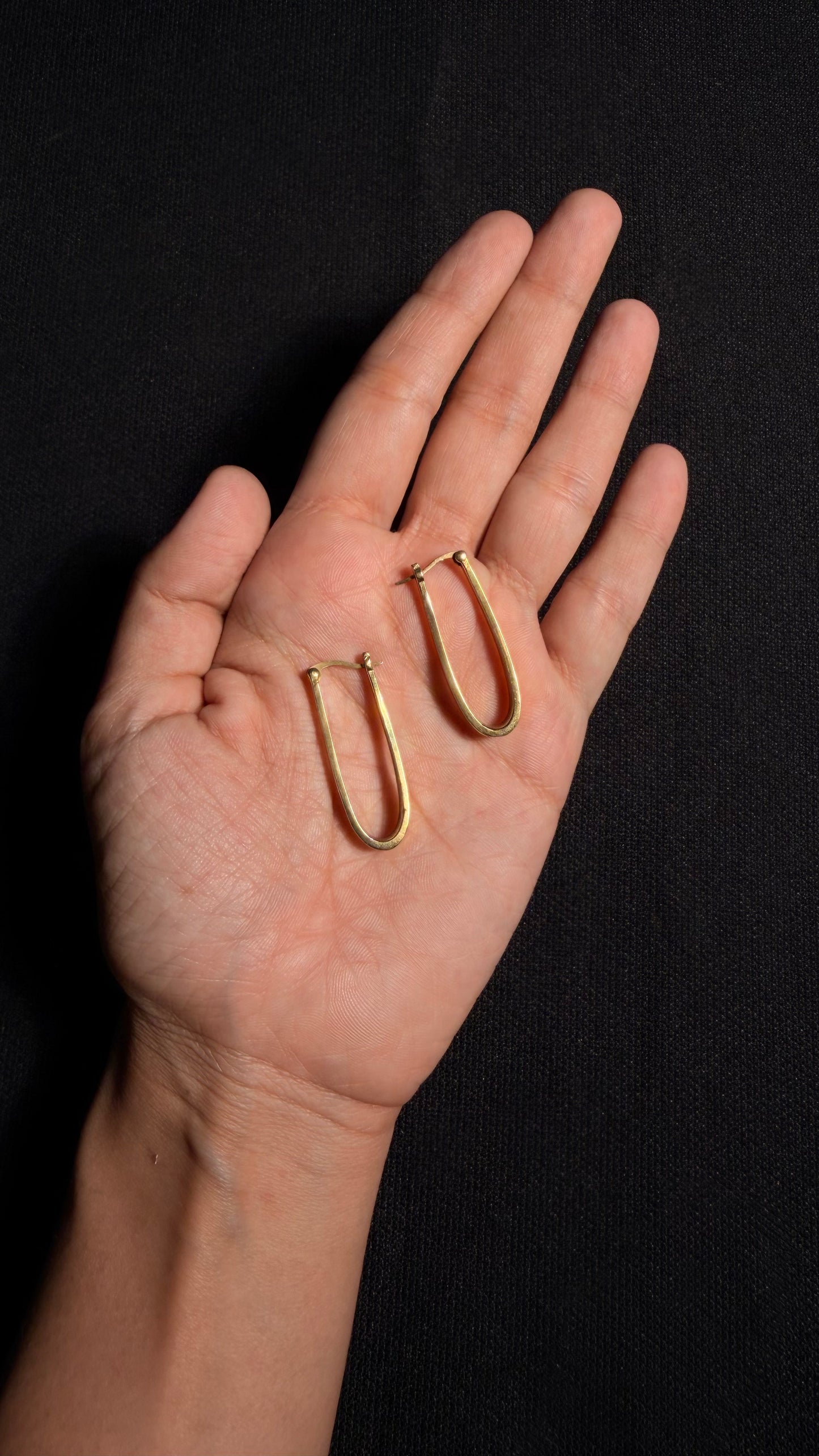 Xenat Brass Earrings