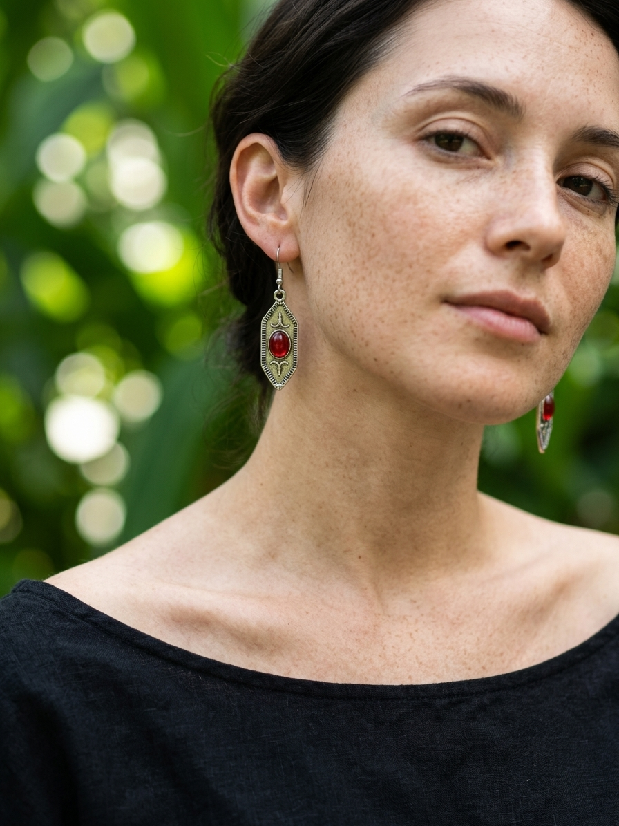 Omi Zamak Earrings