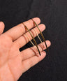 Jessica Brass Earrings