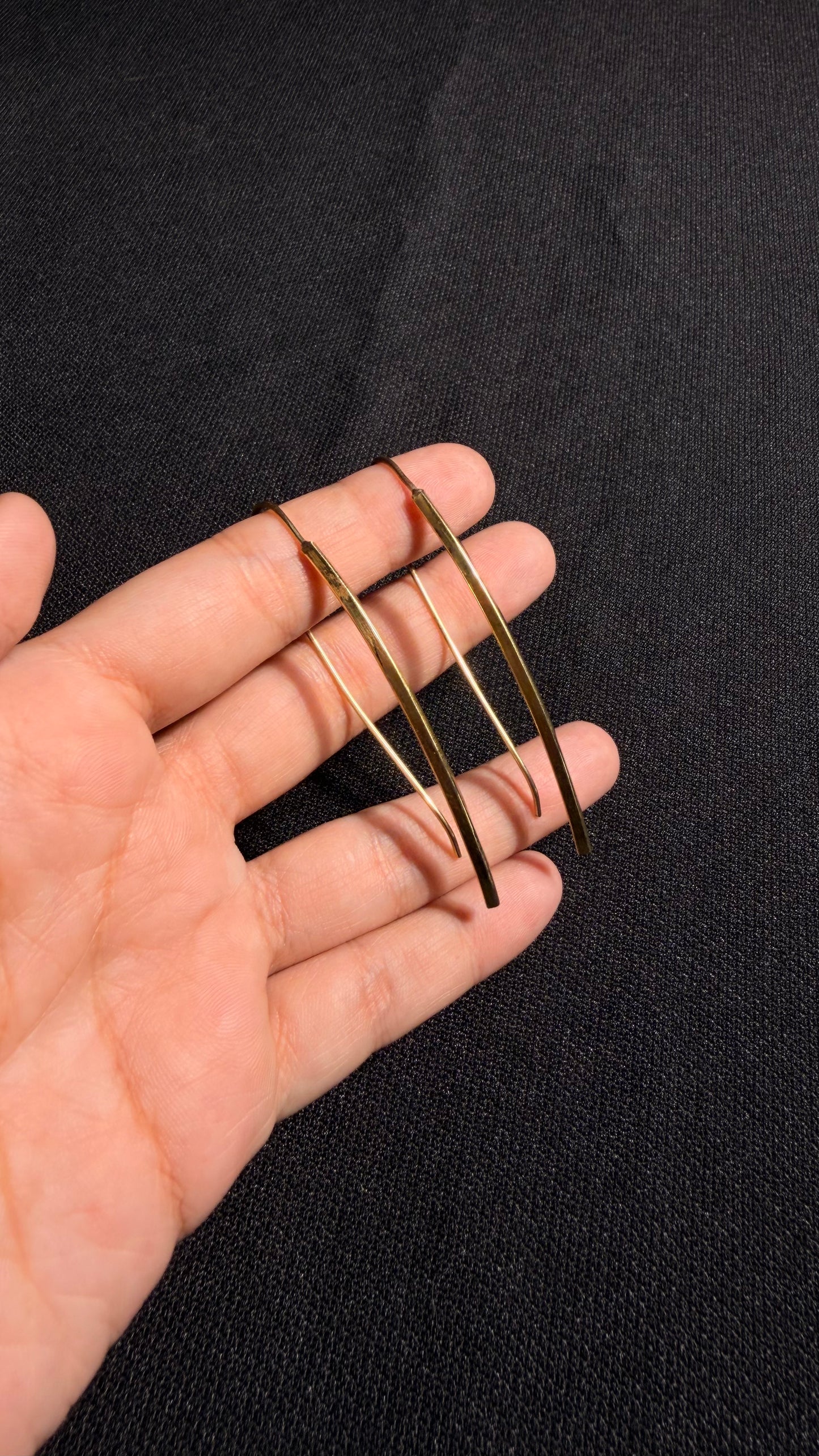 Jessica Brass Earrings
