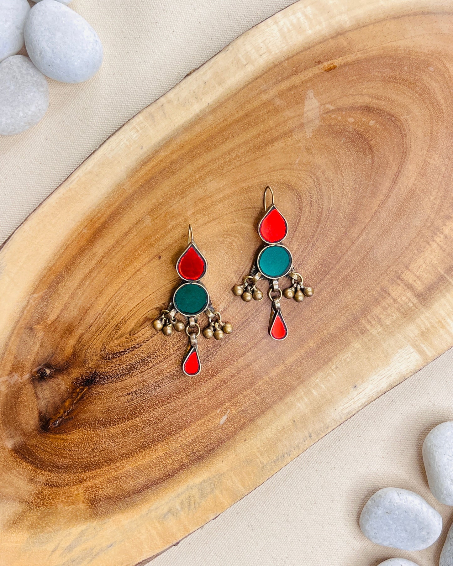 Kaanch Glass Earrings