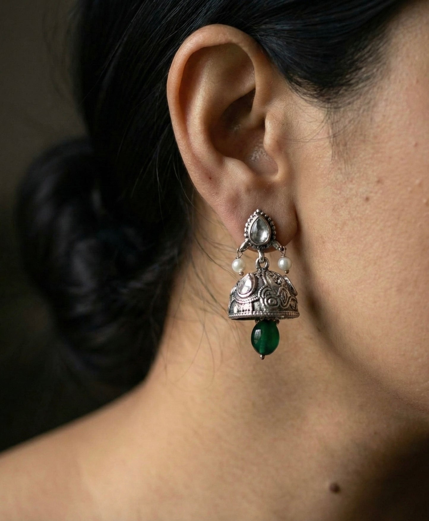Yuhi Oxidised Earrings