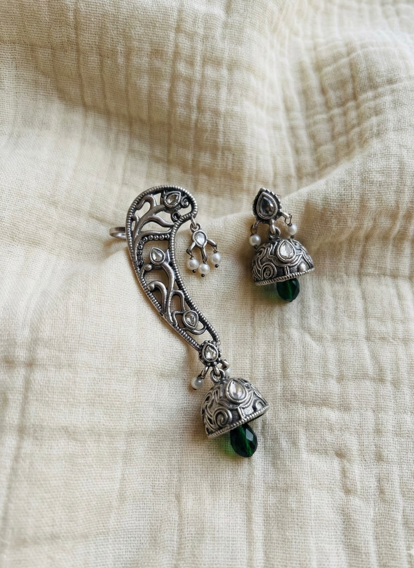 Yuhi Oxidised Earrings
