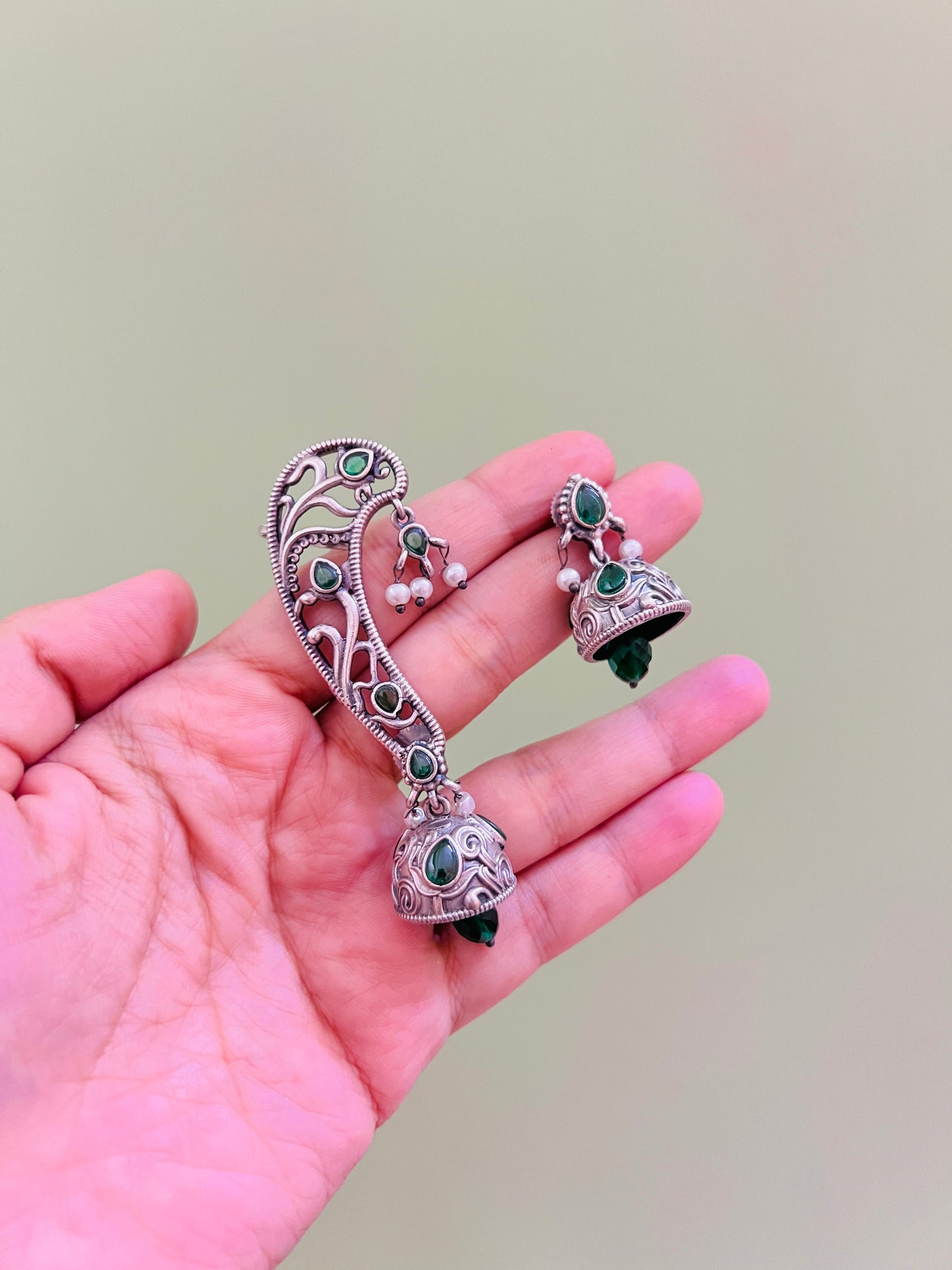 Yuhi Oxidised Earrings