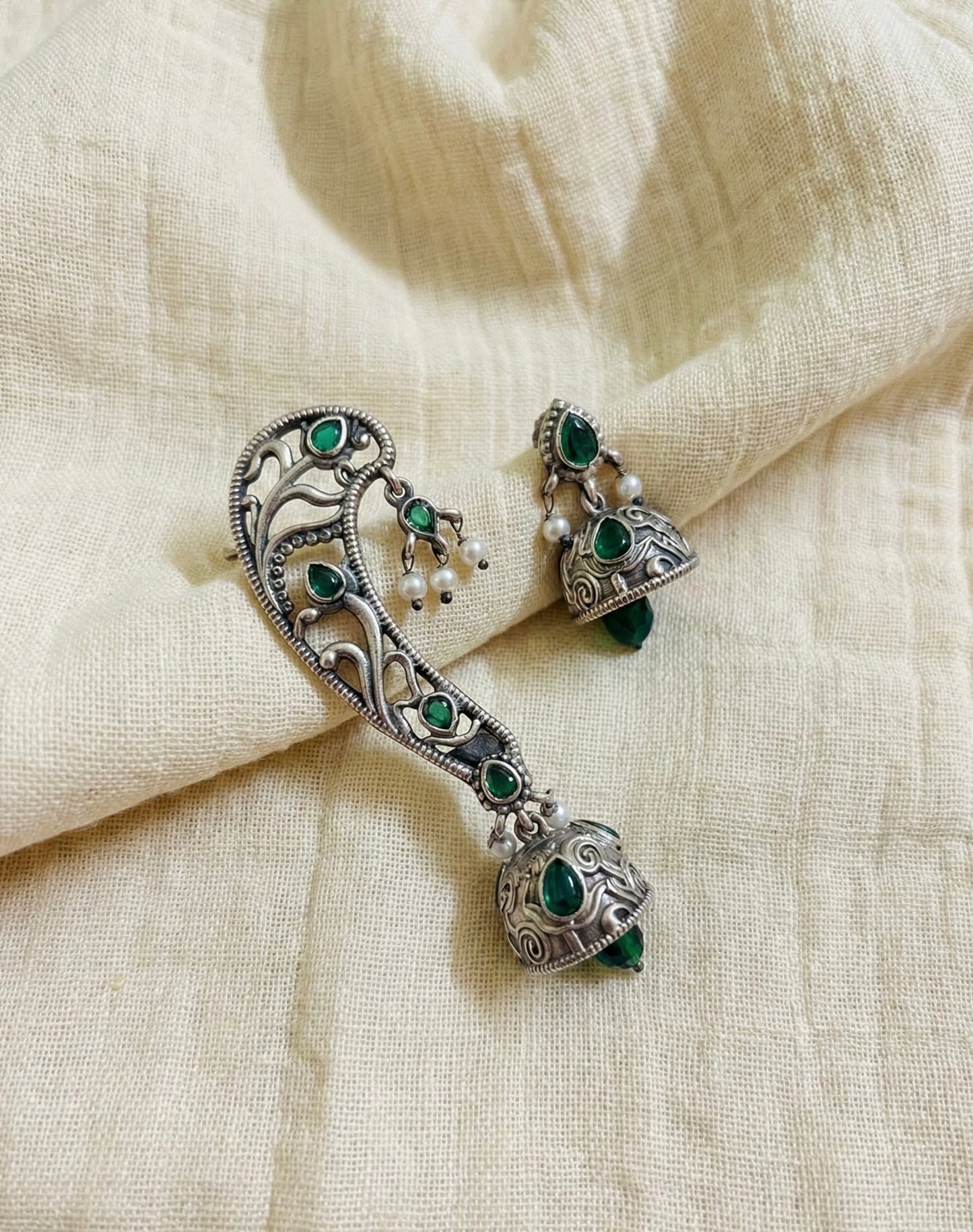 Yuhi Oxidised Earrings