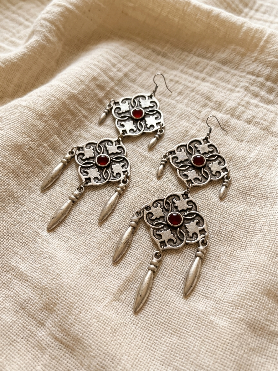 Mita Zamak Earrings