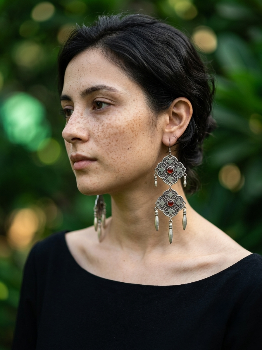 Mita Zamak Earrings