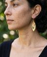 Olivia Brass Earrings