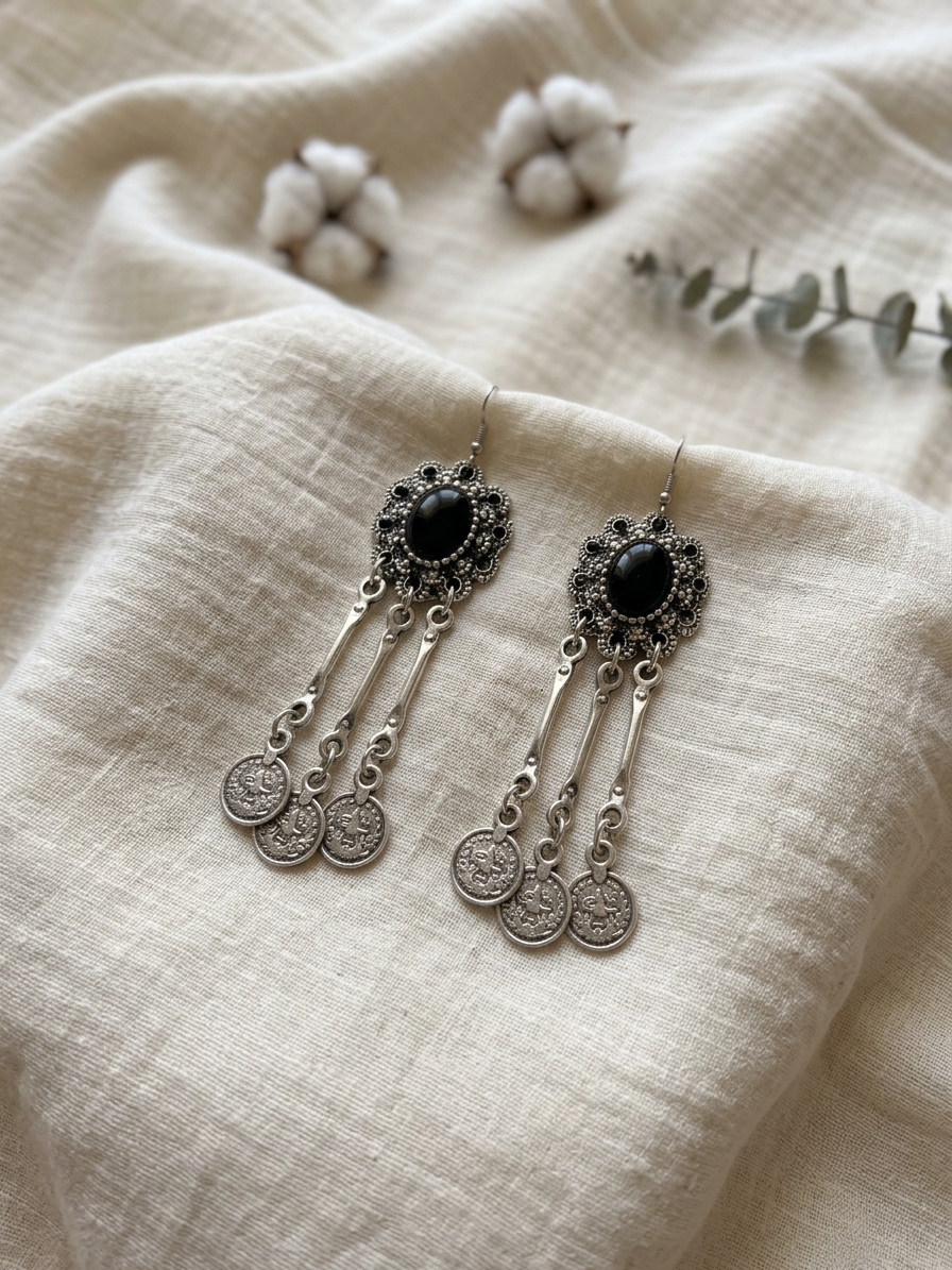 Franzie Zamak Earrings
