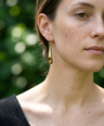 Nehal Brass Earrings