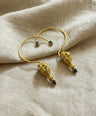 Diya Oxidised Earrings