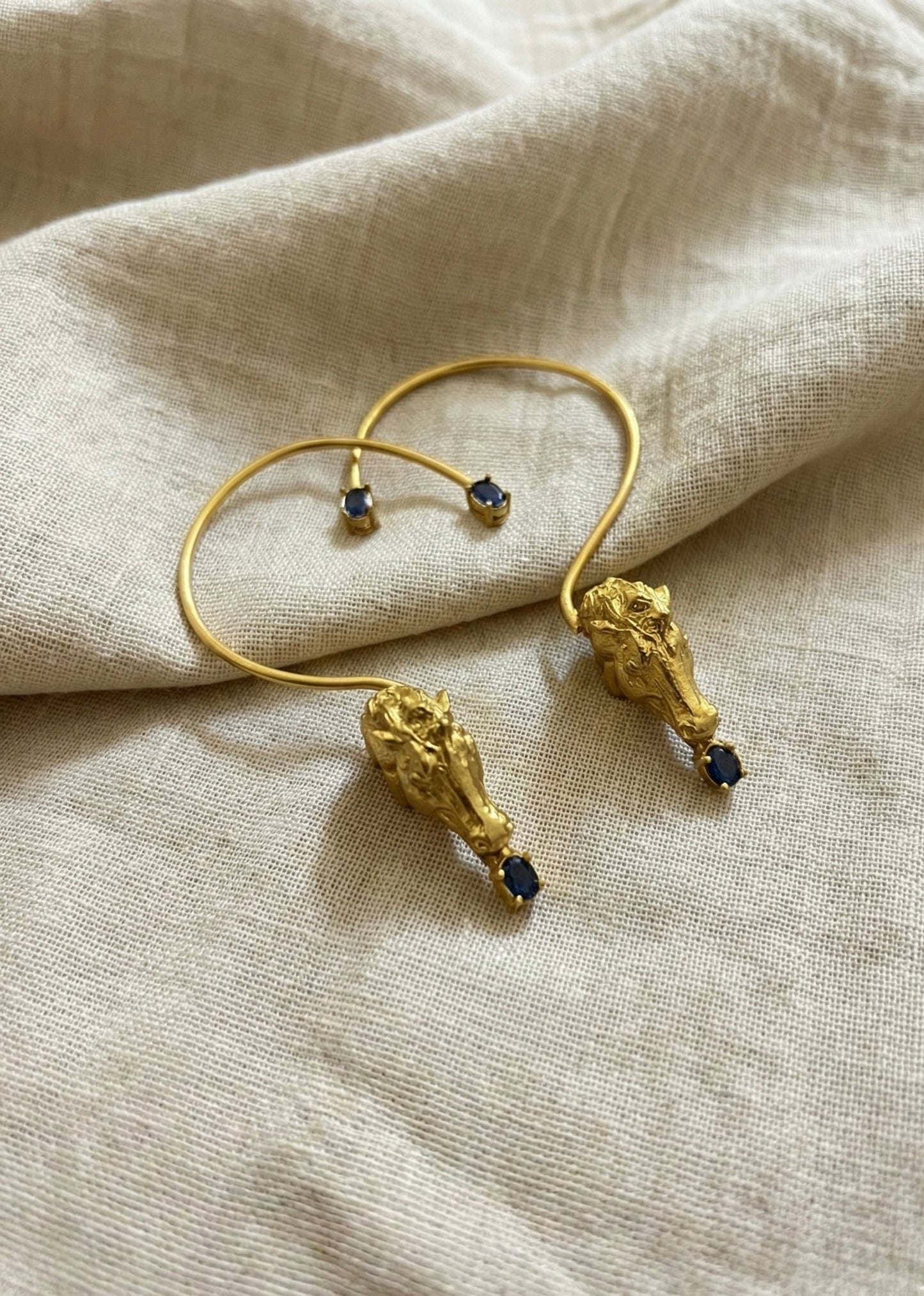 Diya Oxidised Earrings
