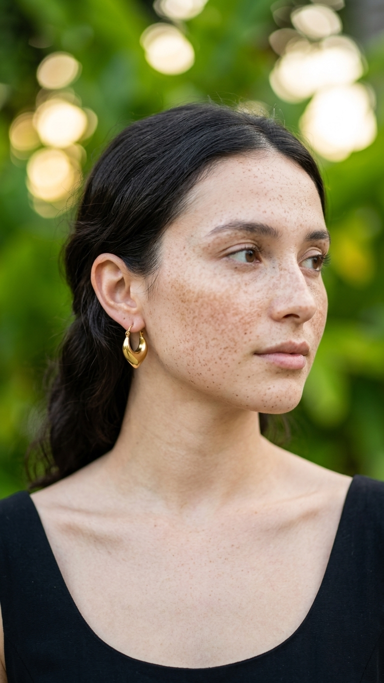 Jibli Brass Earrings