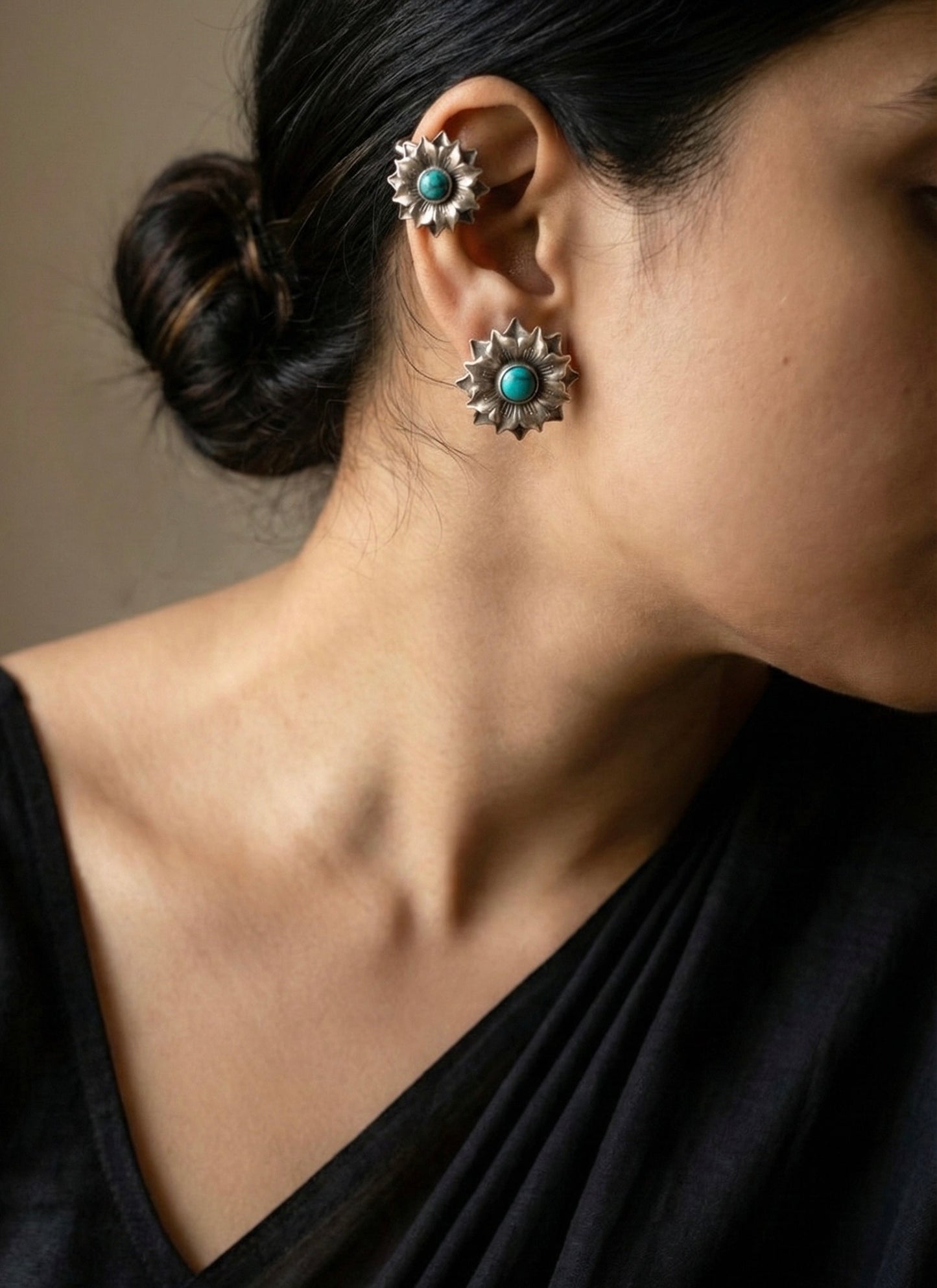 Gul Oxidised Earrings
