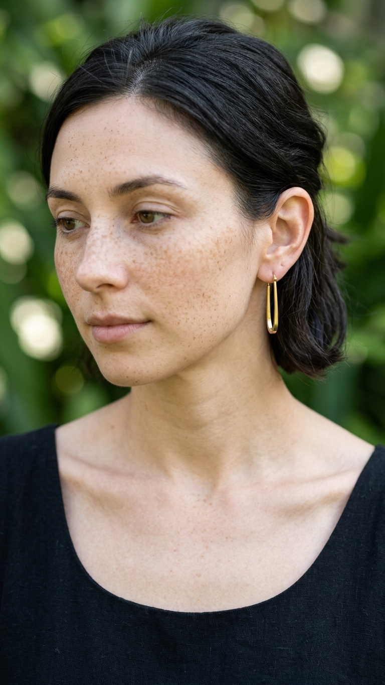 Xenat Brass Earrings