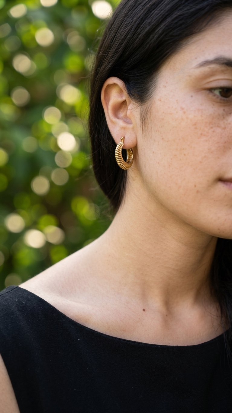 Amy Brass Earrings