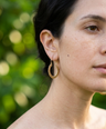 Pallu Brass Earrings