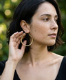Mihir Brass Earrings