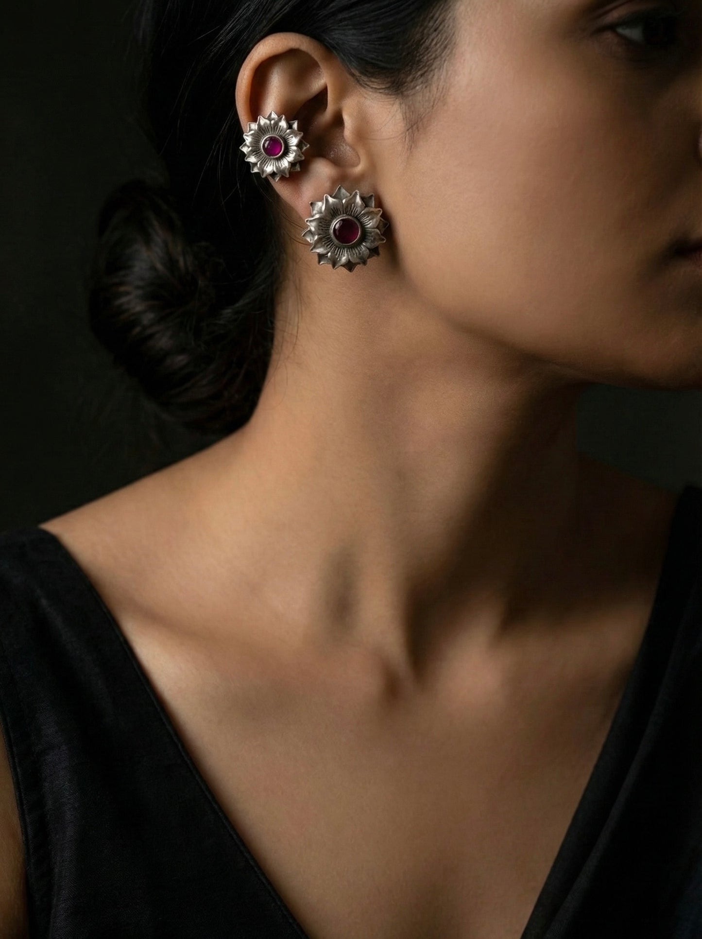 Gul Oxidised Earrings