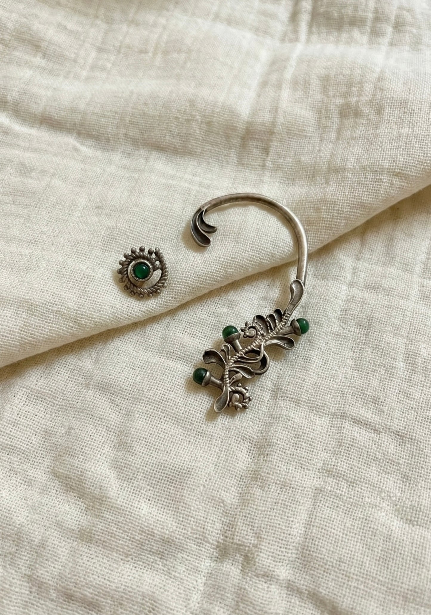 Reet Oxidised Earrings