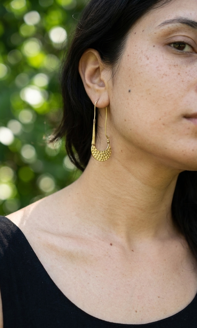 Peehar Brass Earrings