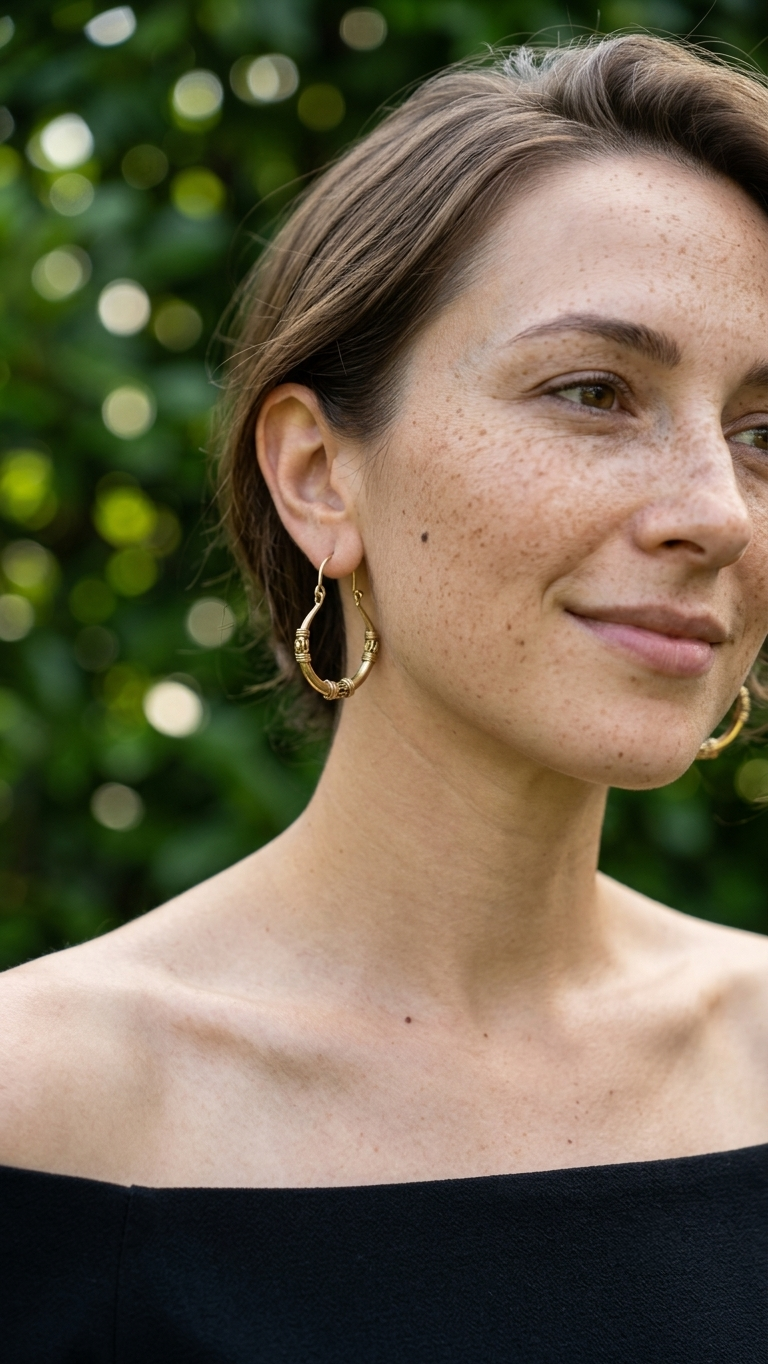 Lipi Brass Earrings