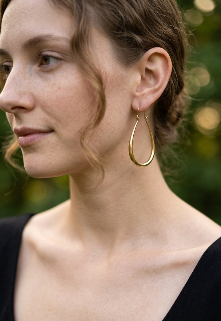 Mimita Brass Earrings
