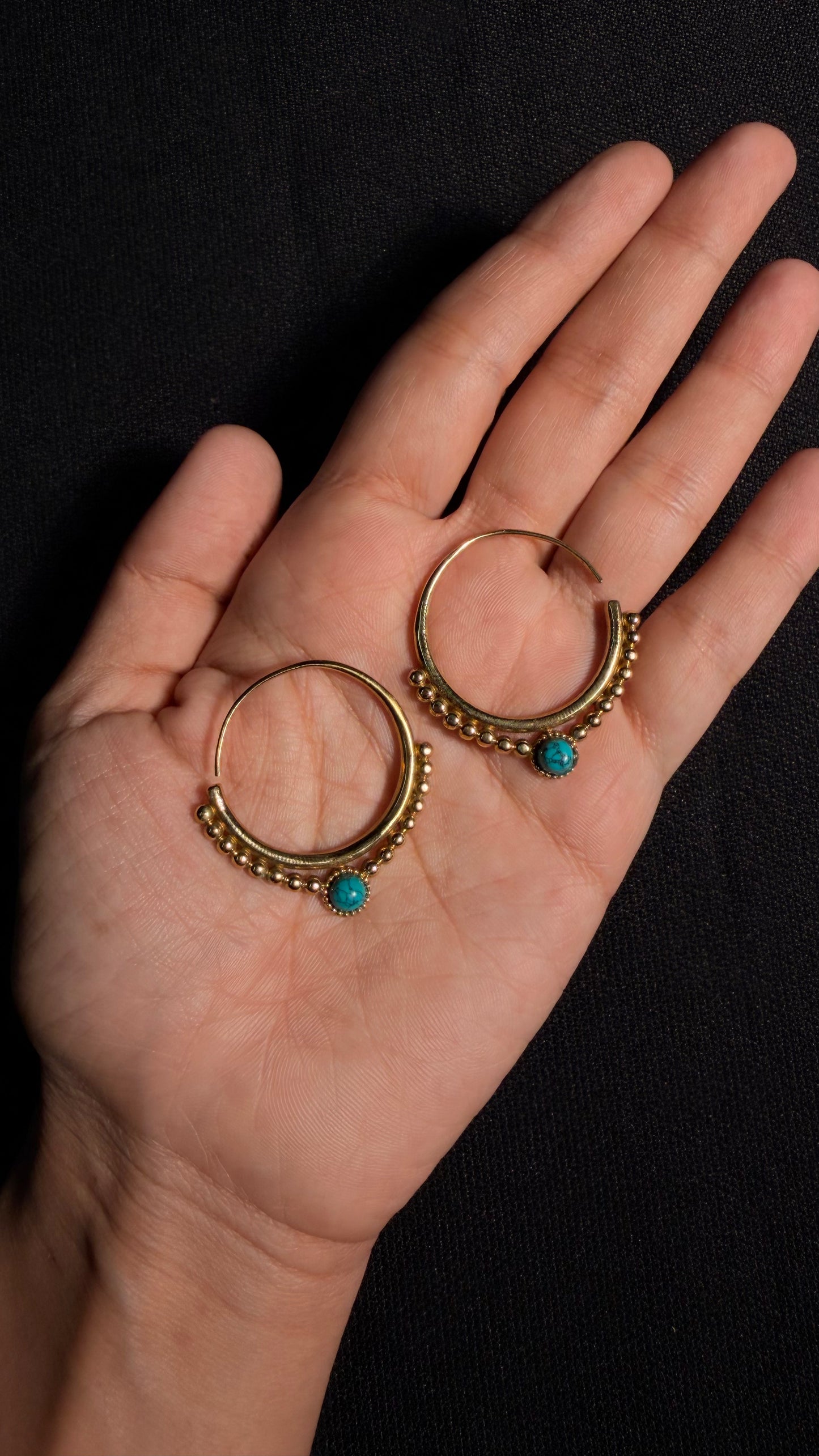Kirti Brass Earrings