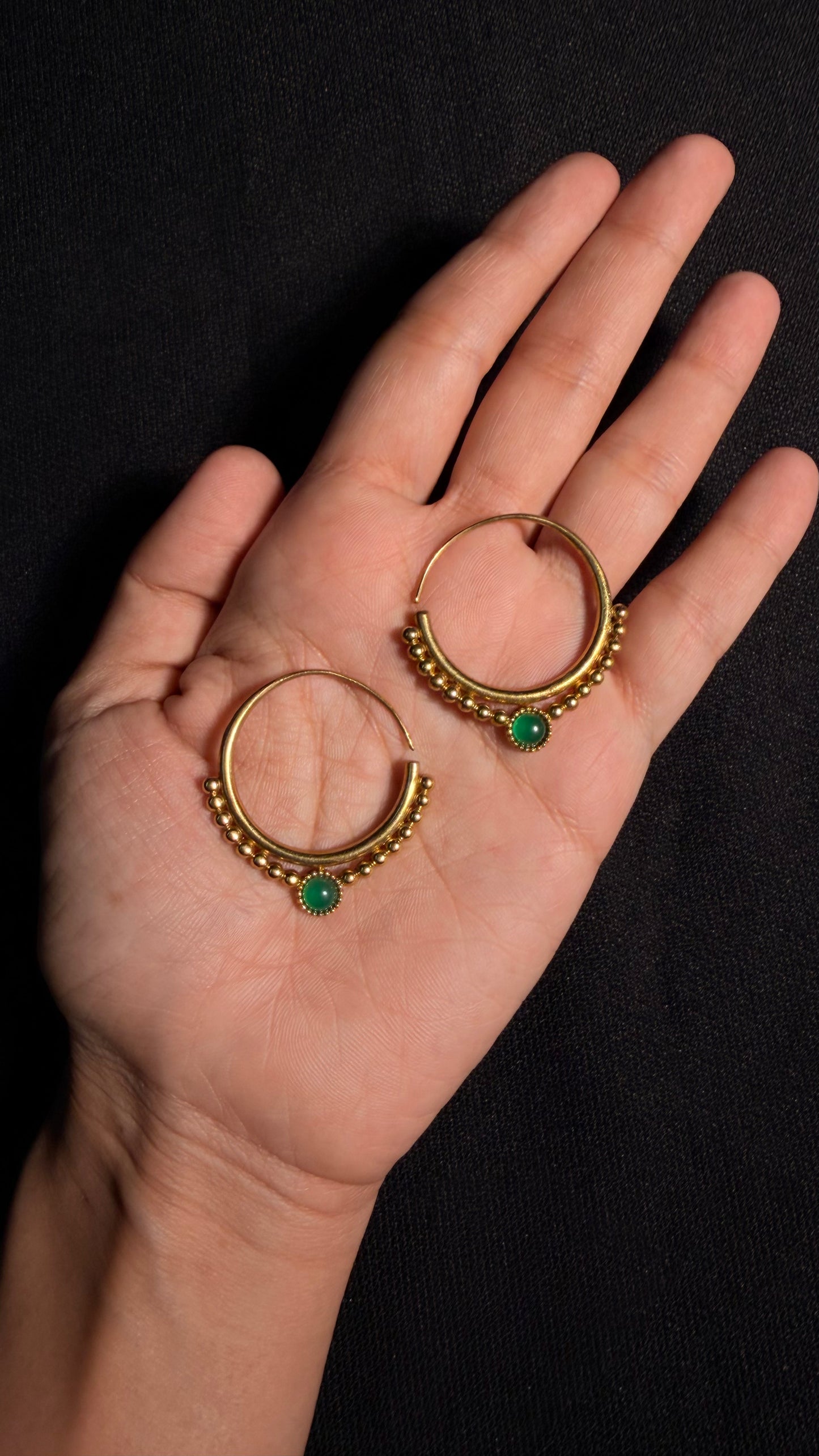 Kirti Brass Earrings
