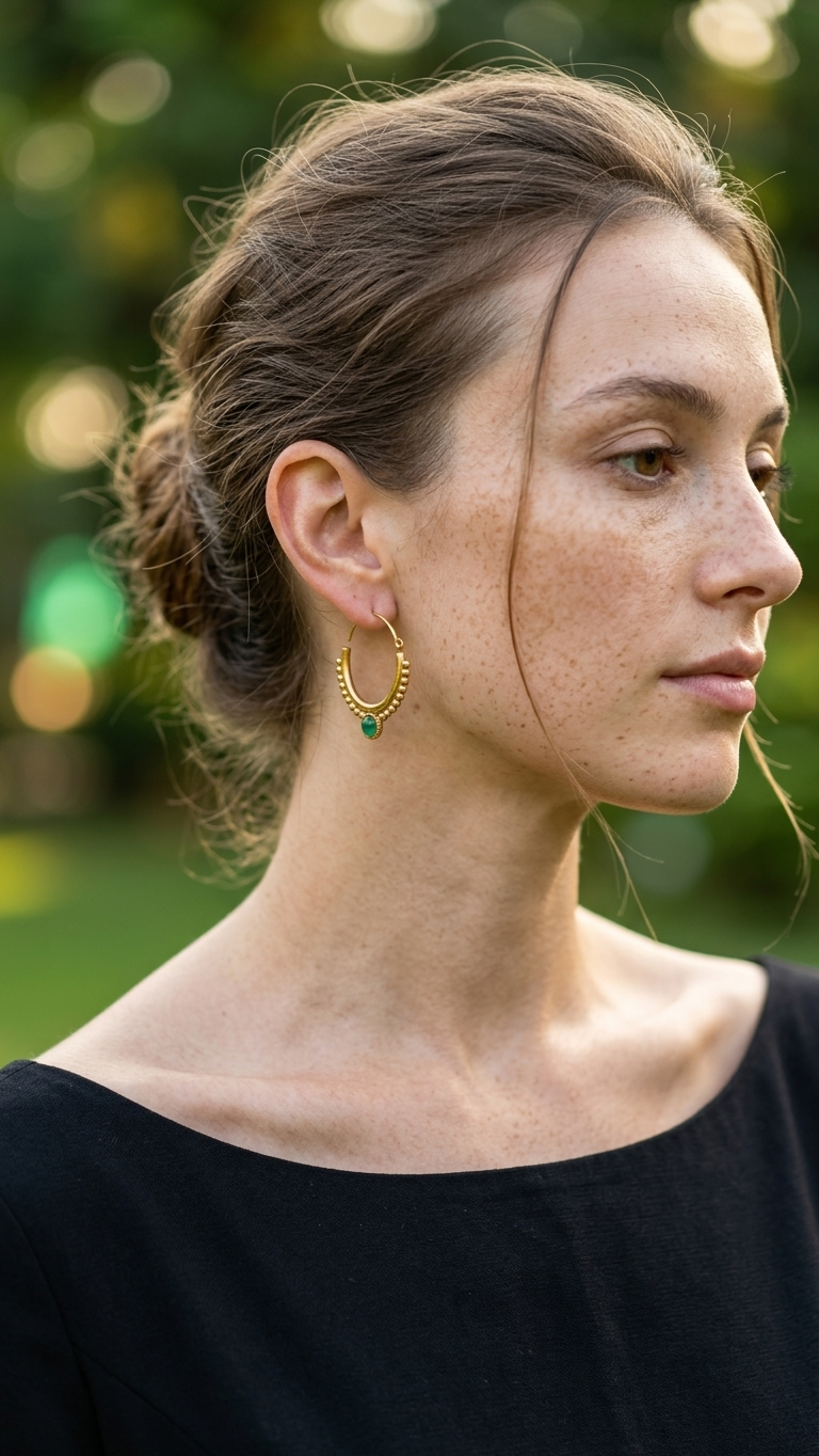 Kirti Brass Earrings