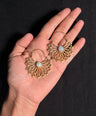 Reena Brass Earrings
