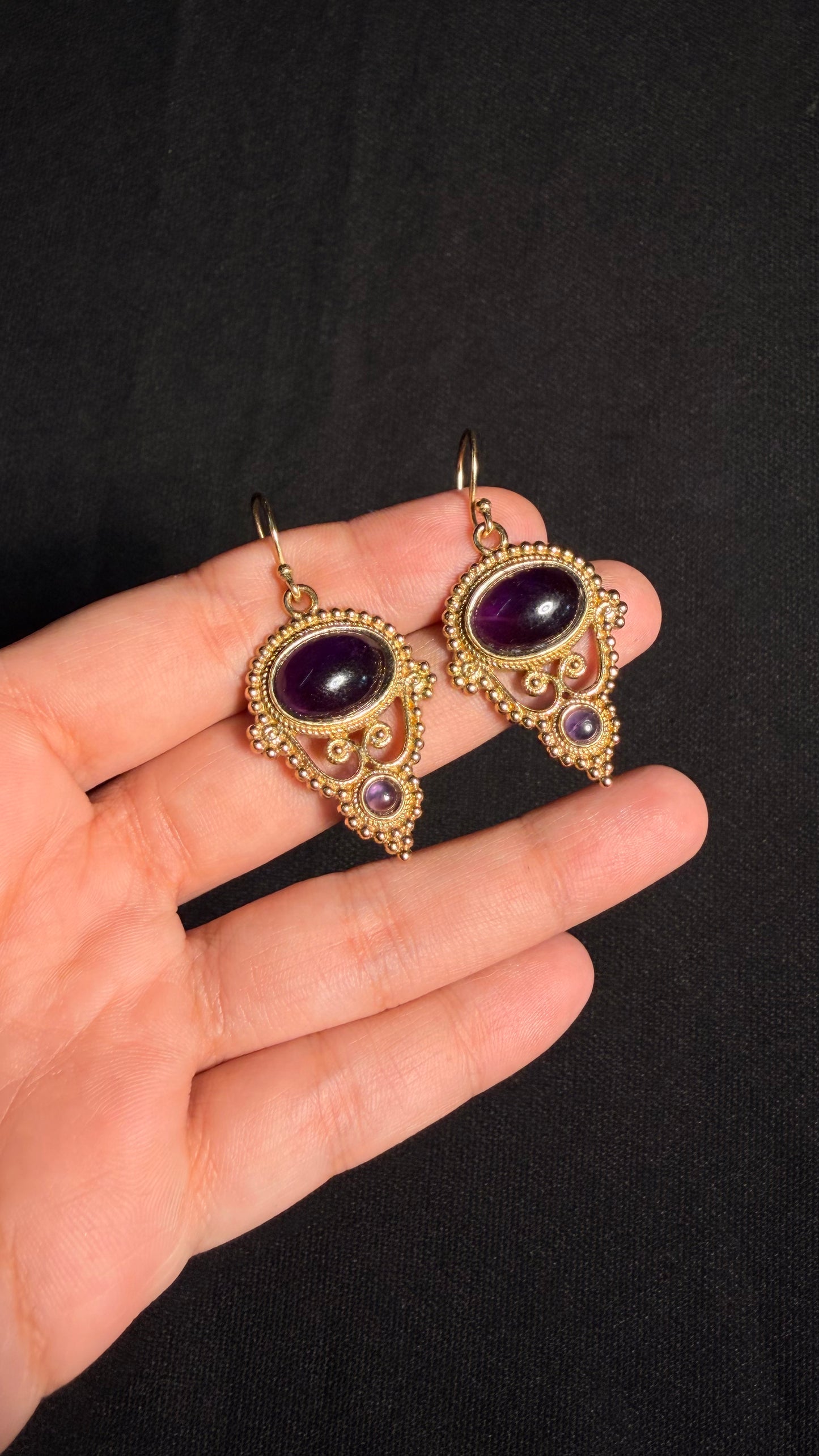 Rati Brass Earrings