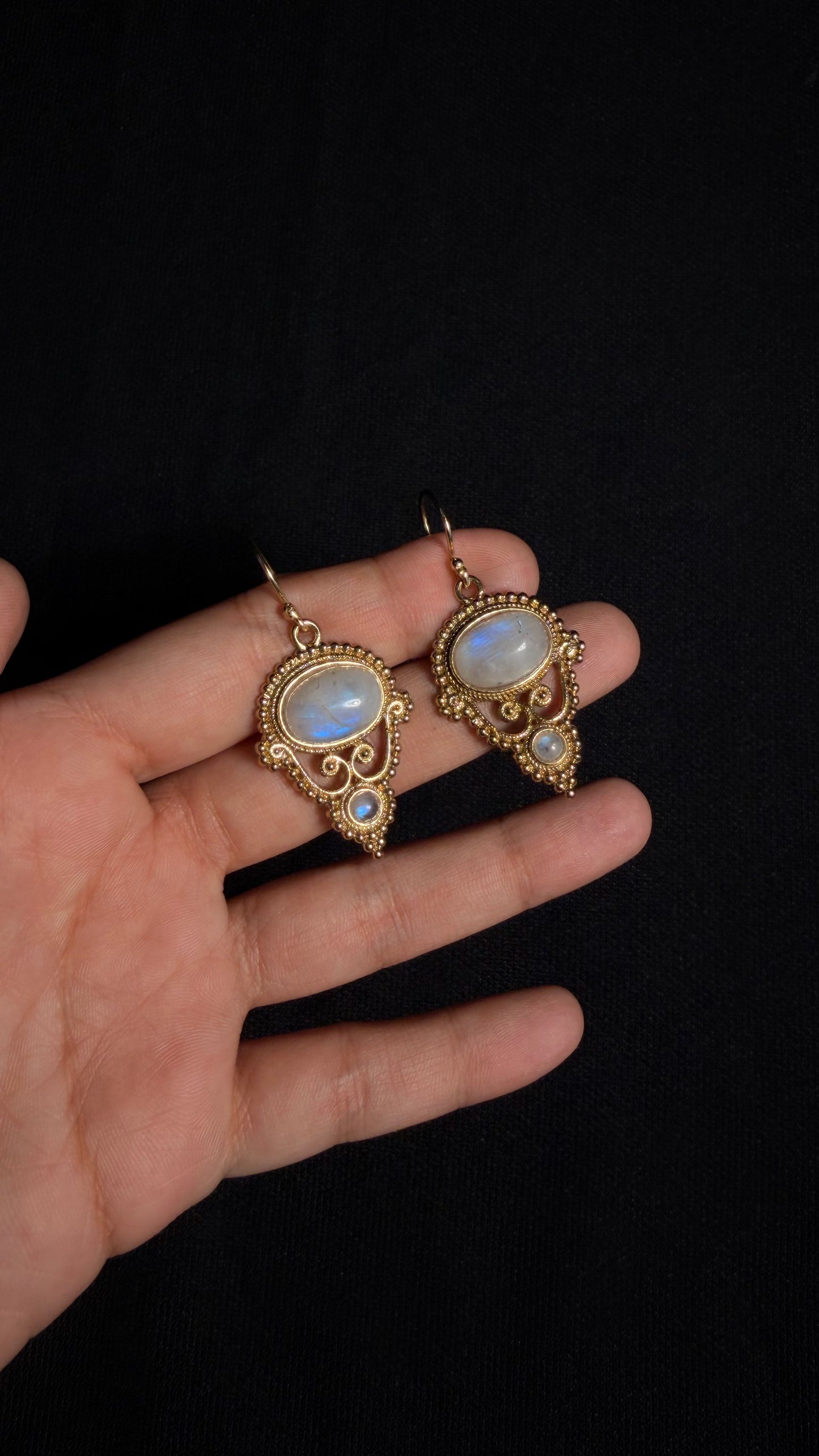 Rati Brass Earrings