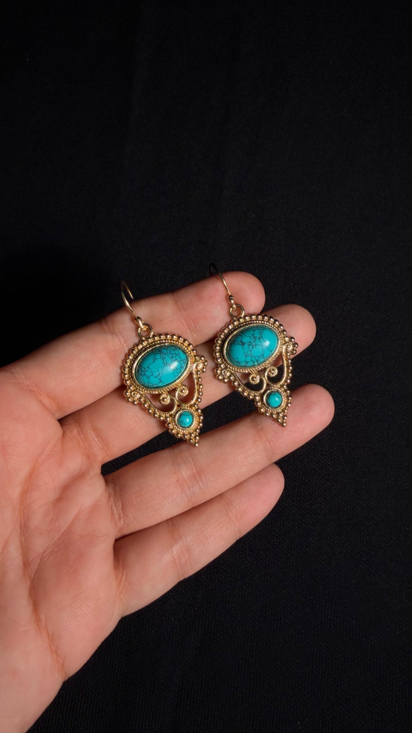 Rati Brass Earrings
