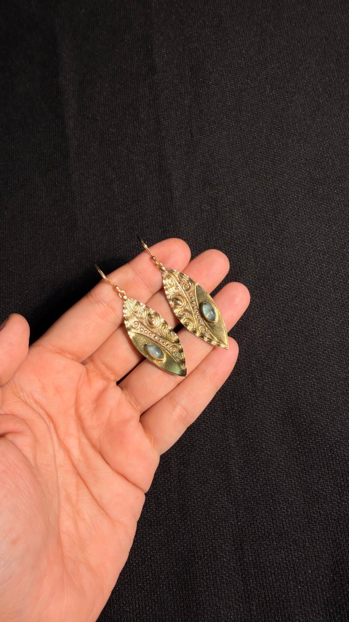 Olivia Brass Earrings