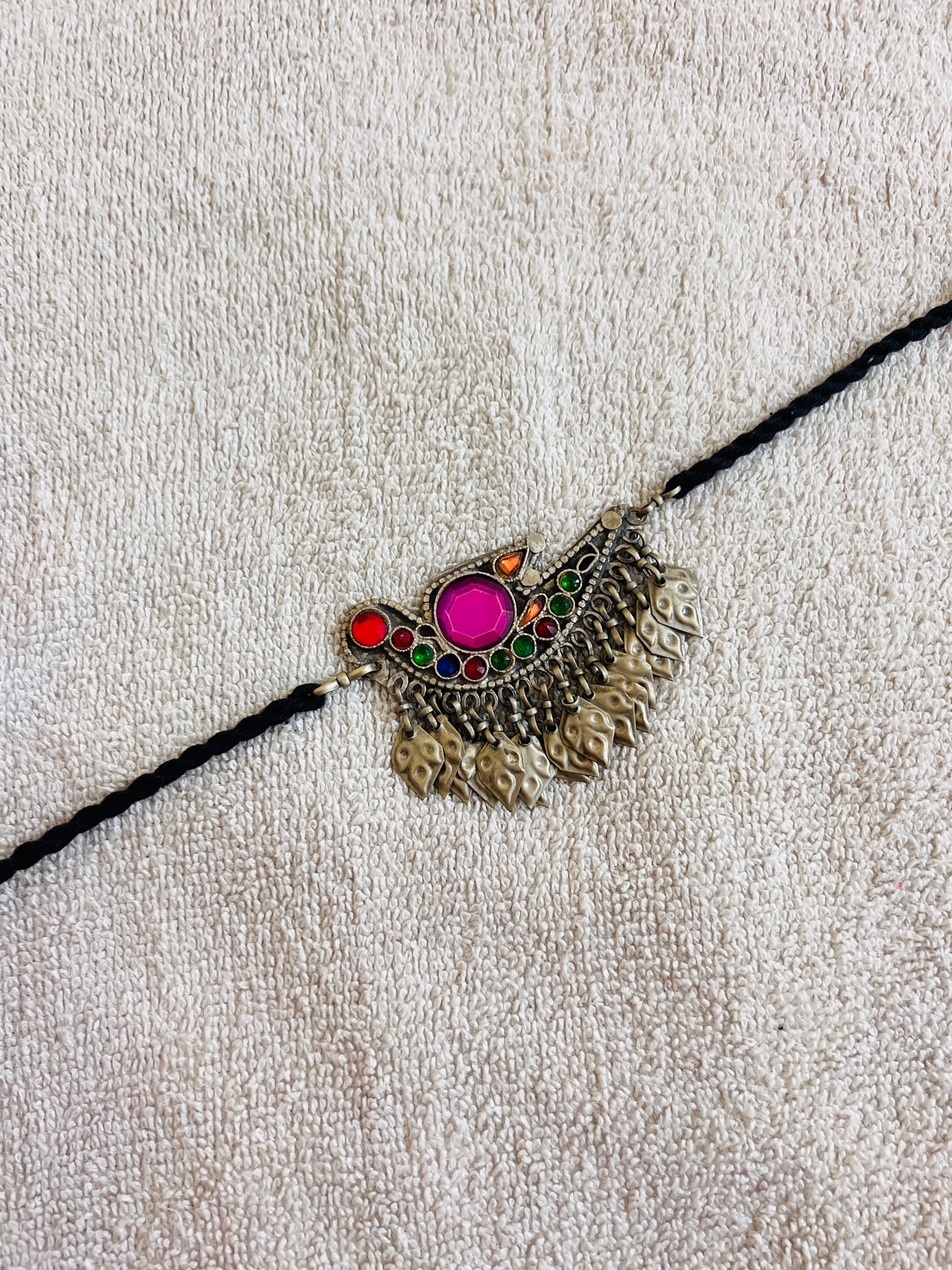 Kafiya Afghan Necklace