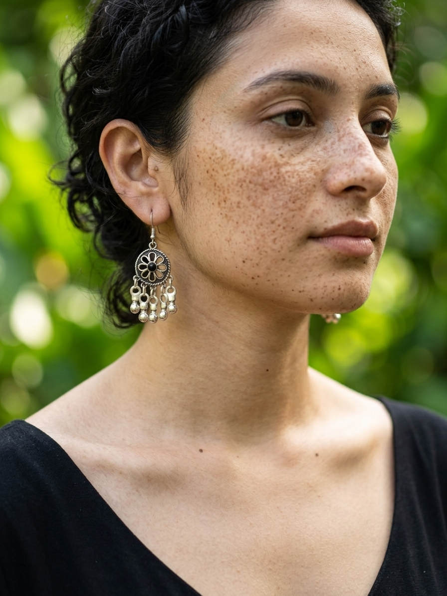 Devi Zamak Earrings
